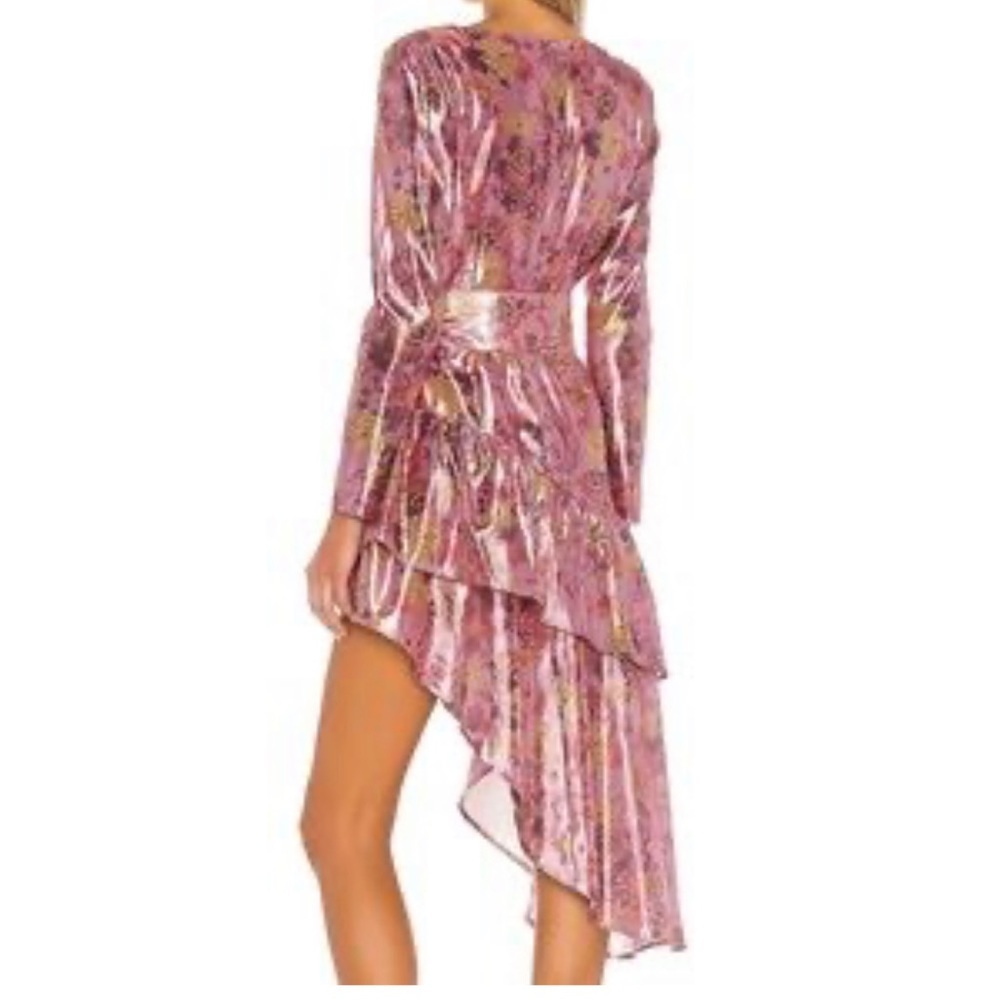 Tularosa metallic pink dress - Picture 2 of 6